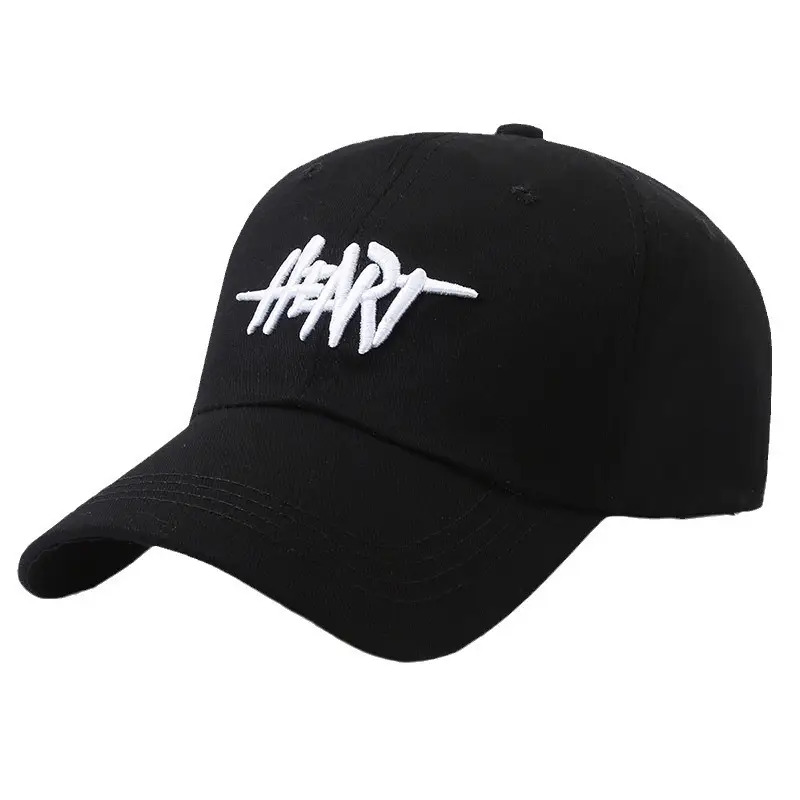 Women Brown Heart Embroidered Baseball Cap - Image 11