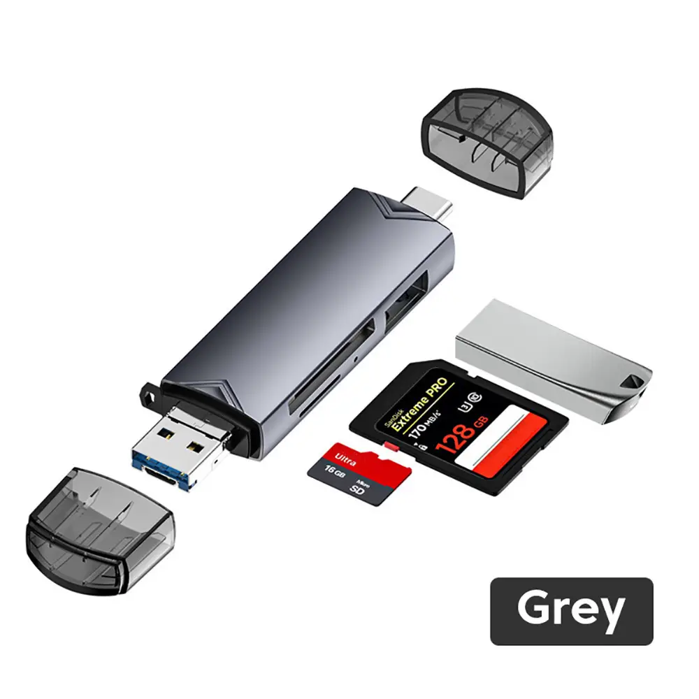 Factory USB3.0 OTG Card Reader with SD/TF/U Disk - Image 3