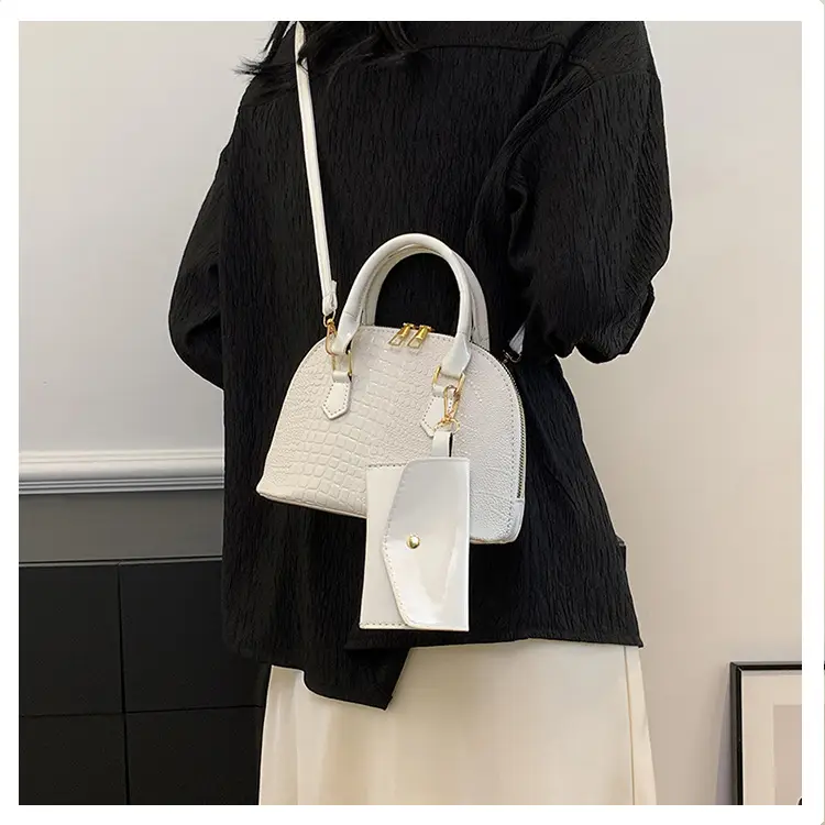 Women Croc Patch Handbags 2024 New High-end Texture All-match - Image 8