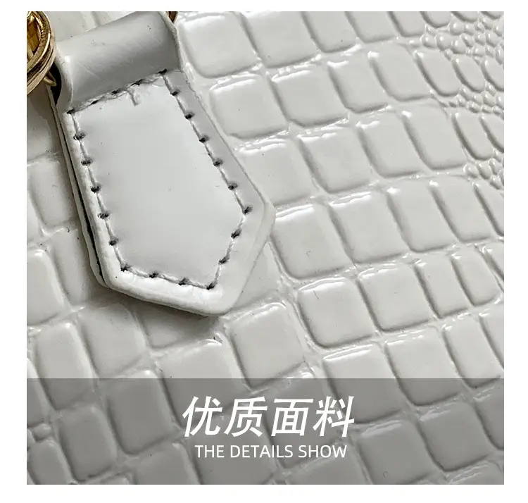 Women Croc Patch Handbags 2024 New High-end Texture All-match — feature 11
