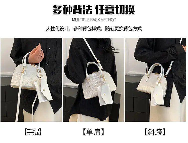 Women Croc Patch Handbags 2024 New High-end Texture All-match — feature 13