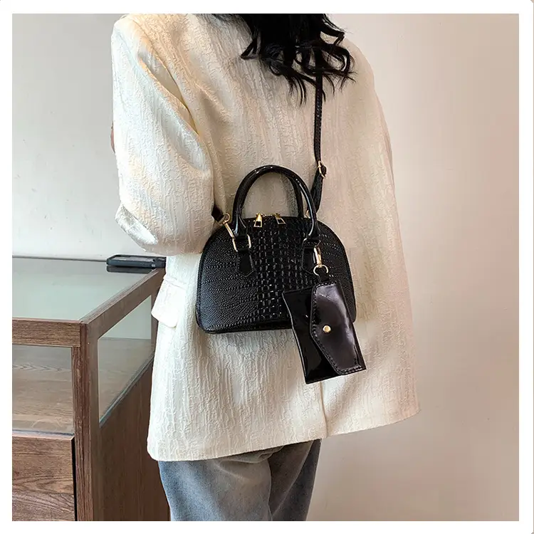 Women Croc Patch Handbags 2024 New High-end Texture All-match — feature 16