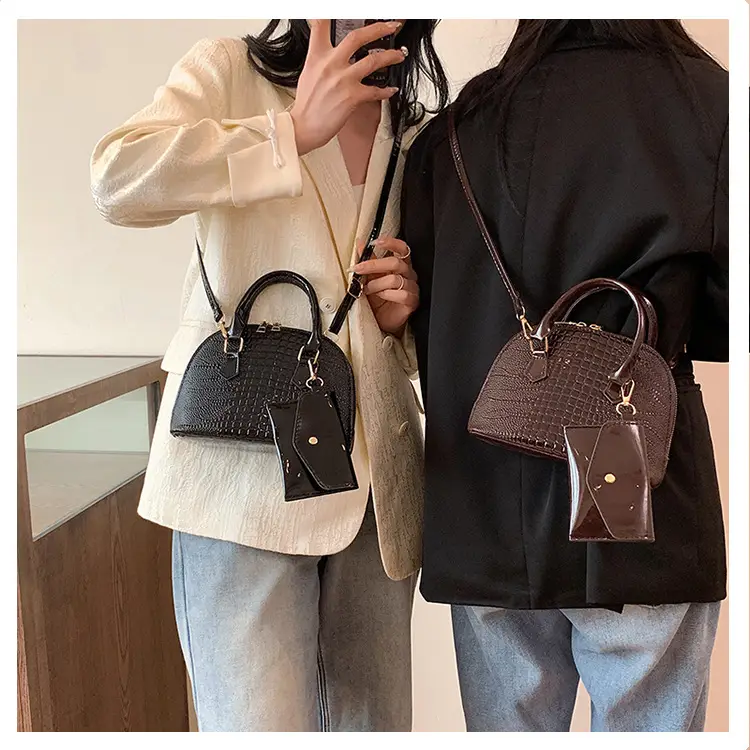Women Croc Patch Handbags 2024 New High-end Texture All-match — feature 17