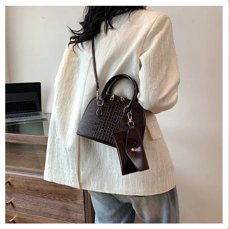 Women Croc Patch Handbags 2024 New High-end Texture All-match — feature 19