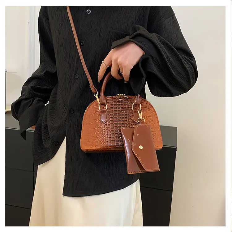 Women Croc Patch Handbags 2024 New High-end Texture All-match — feature 22