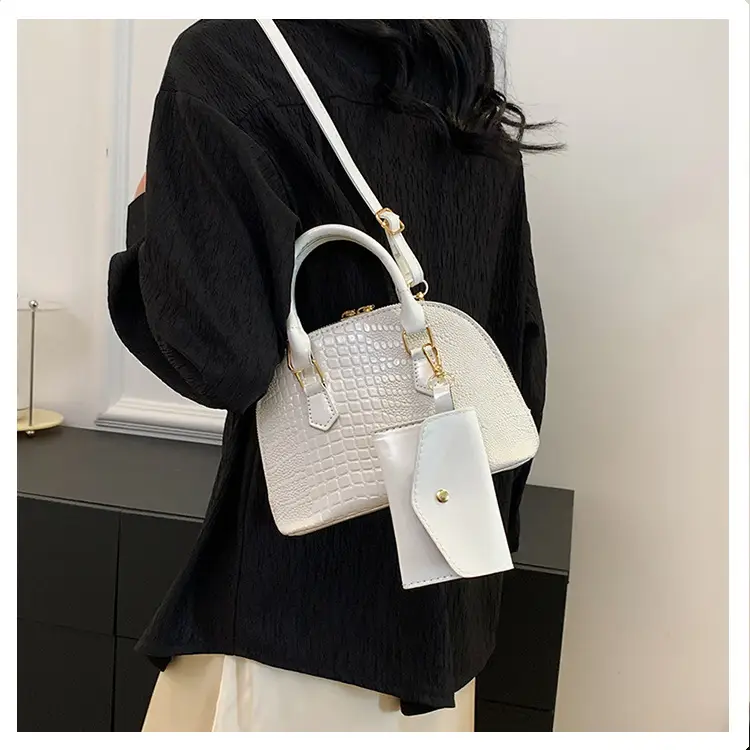 Women Croc Patch Handbags 2024 New High-end Texture All-match — feature 26