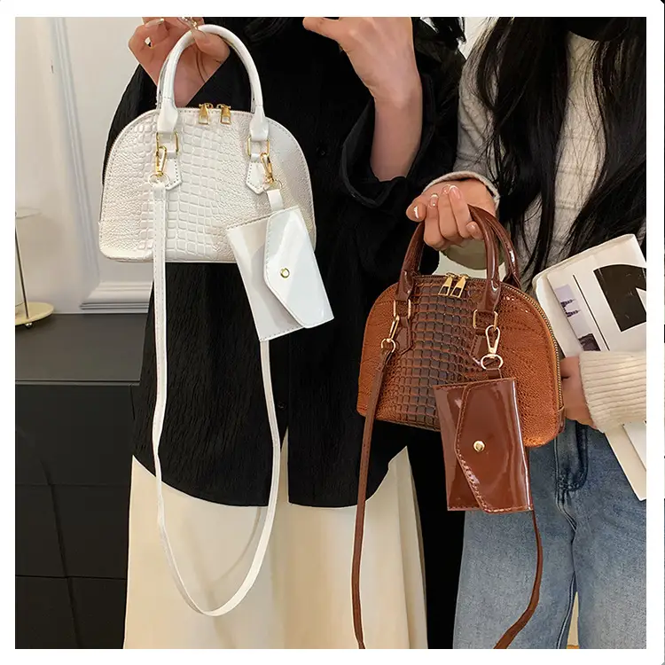 Women Croc Patch Handbags 2024 New High-end Texture All-match — feature 27