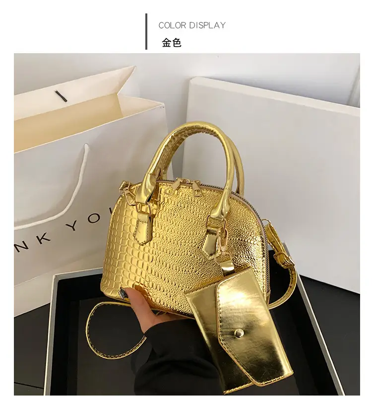 Women Croc Patch Handbags 2024 New High-end Texture All-match — feature 29