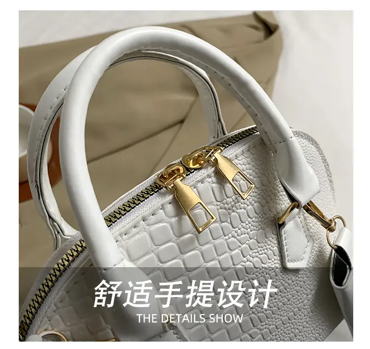 Women Croc Patch Handbags 2024 New High-end Texture All-match — feature 9