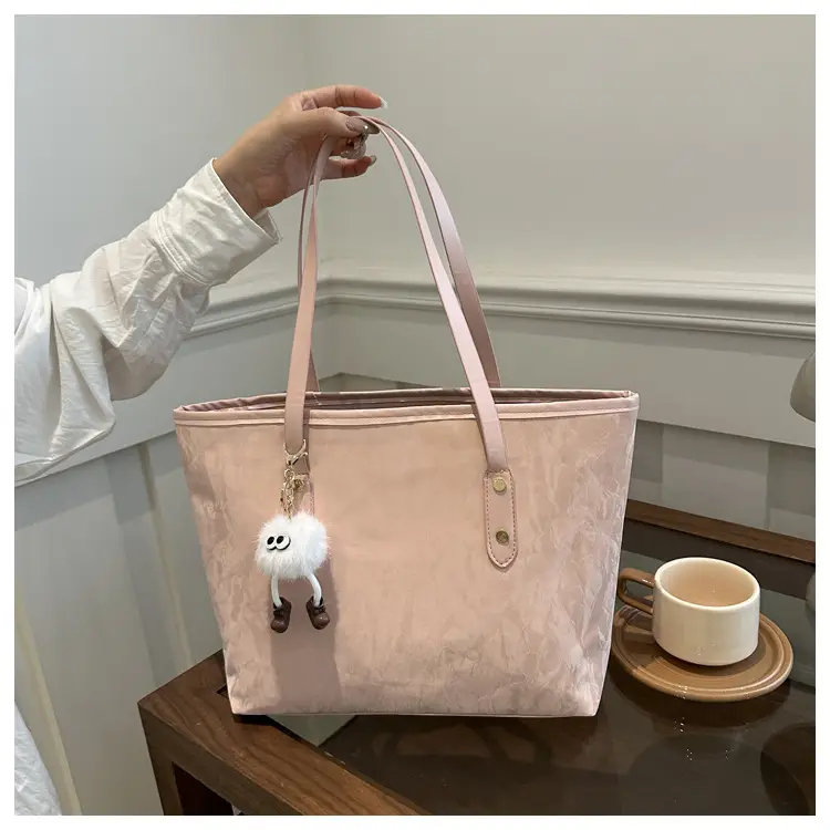 Women's Large Capacity Shoulder Bag White 2025 — feature 15