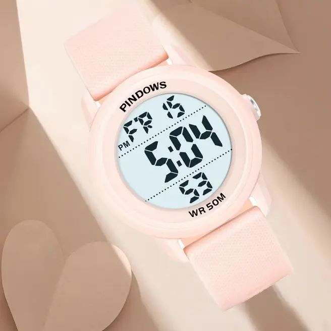 Pindao Silicone Strap Waterproof Student Watch 50.4 - Image 9