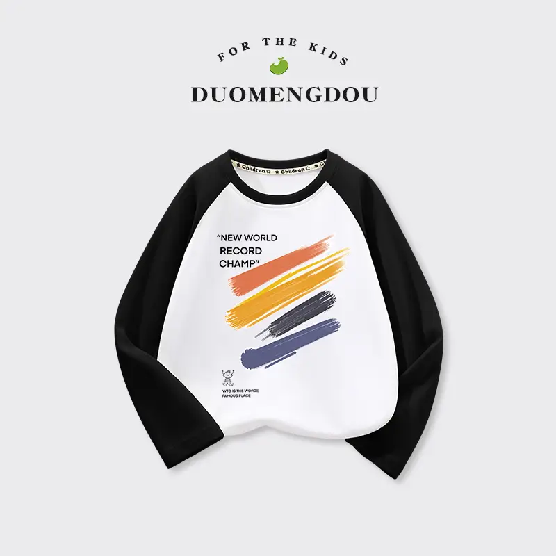 Pure Cotton Long Sleeve Baby Boys Raglan Tops - Image 10