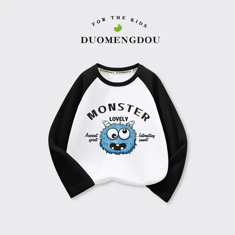 Pure Cotton Long Sleeve Baby Boys Raglan Tops - Image 15