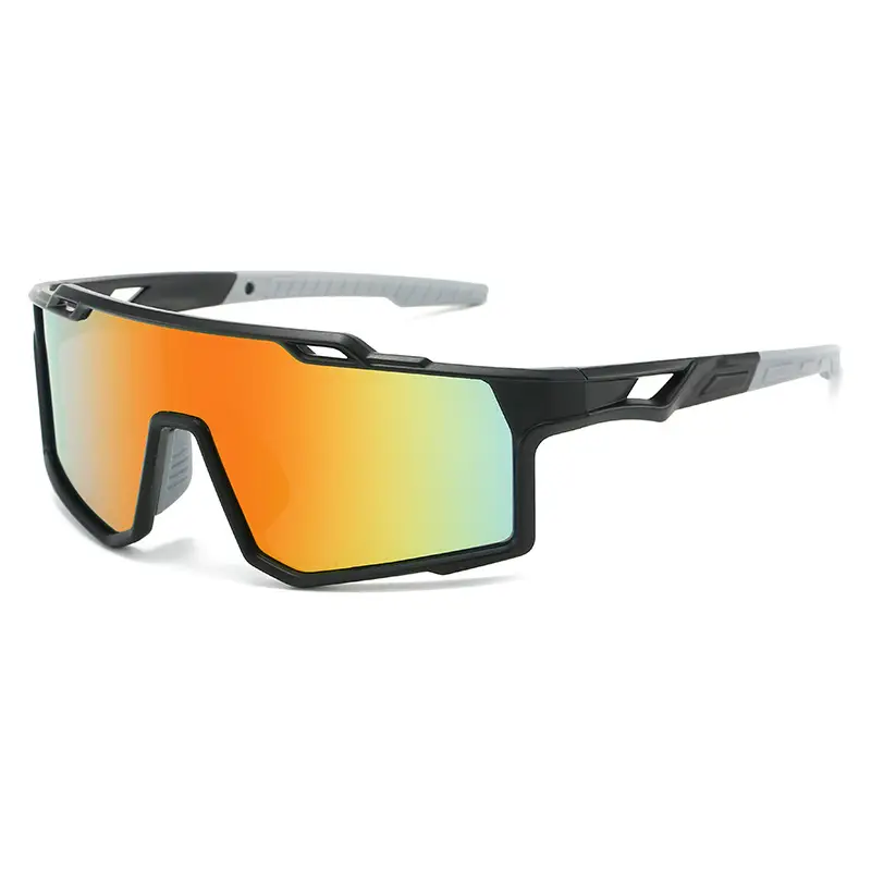24 New Outdoor Bicycle Sunglasses Red Orange Gradient