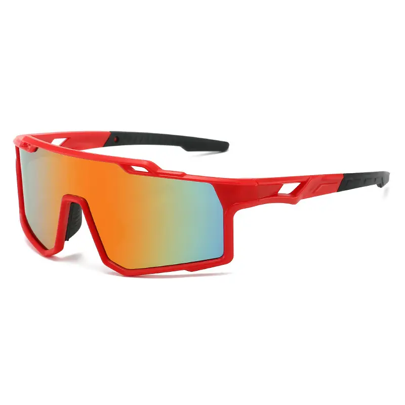 24 New Outdoor Bicycle Sunglasses Red Orange Gradient