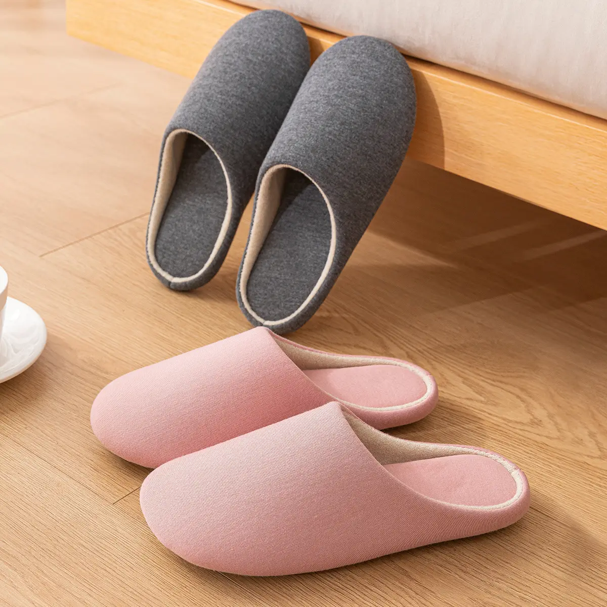 Japanese Style Soft Slippers for Men Women Indoor Warm Winter - Image 7