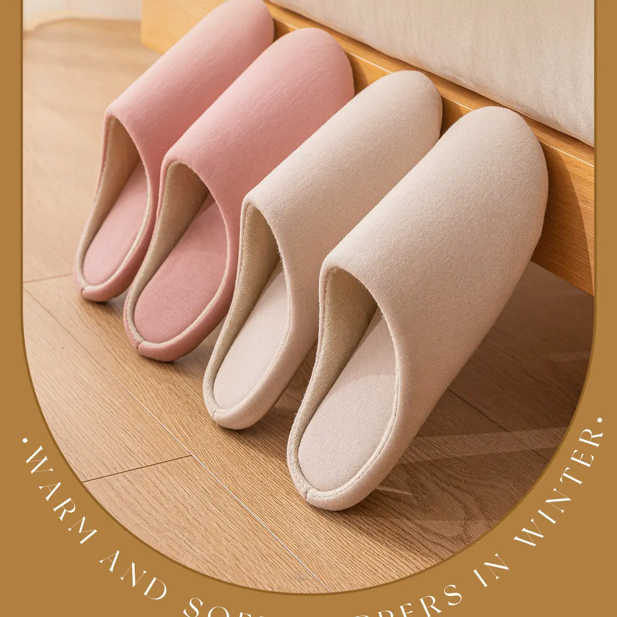 Japanese Style Soft Slippers for Men Women Indoor Warm Winter — feature 5
