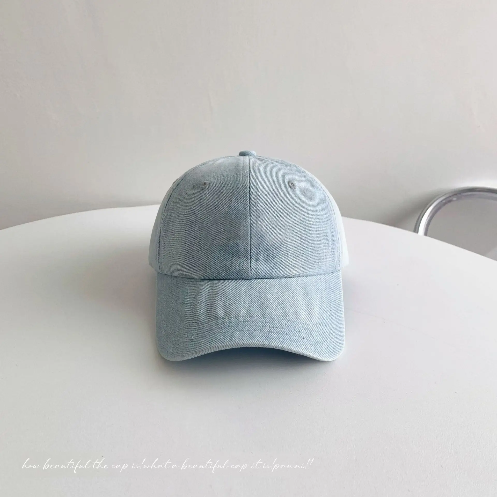 Denim Baseball Cap Men Women Summer Spring Autumn - Image 3