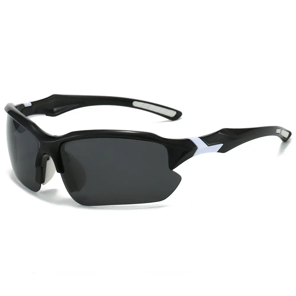 Men's Polarized Sunglasses White Red Lightweight Riding Running Fishing