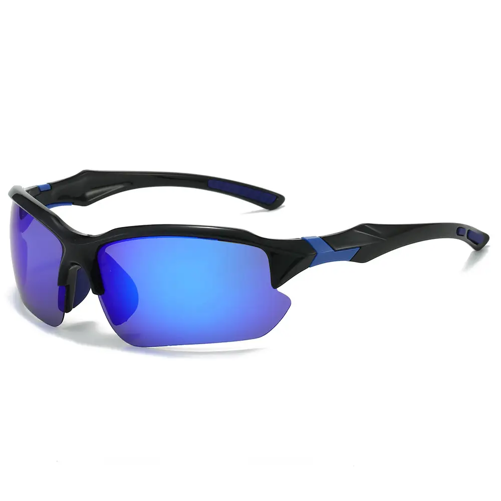 Men's Polarized Sunglasses White Red Lightweight Riding Running Fishing