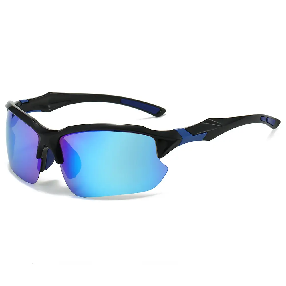 Men's Polarized Sunglasses White Red Lightweight Riding Running Fishing