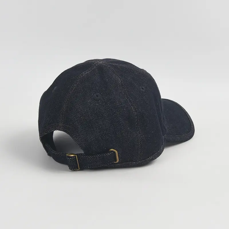Dark Blue Leather Baseball Cap for Men Women Autumn Winter - Image 4