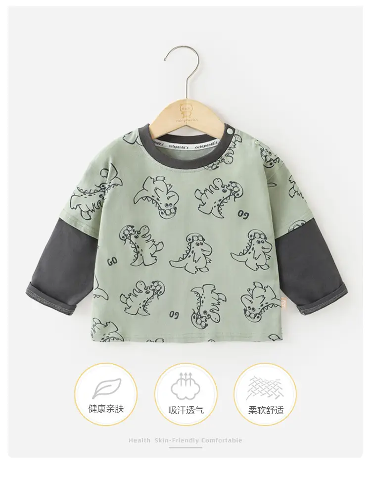 Baby Base Layer Shirt for Boys Spring Outfit — feature 2