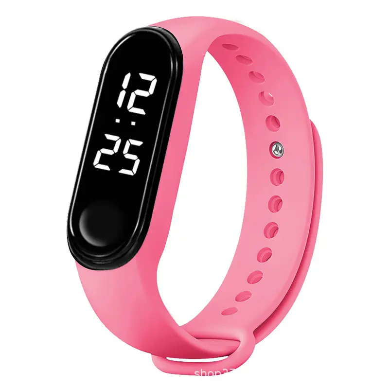Pink Digital Smart Lock Bracelet for Men Women - Image 4