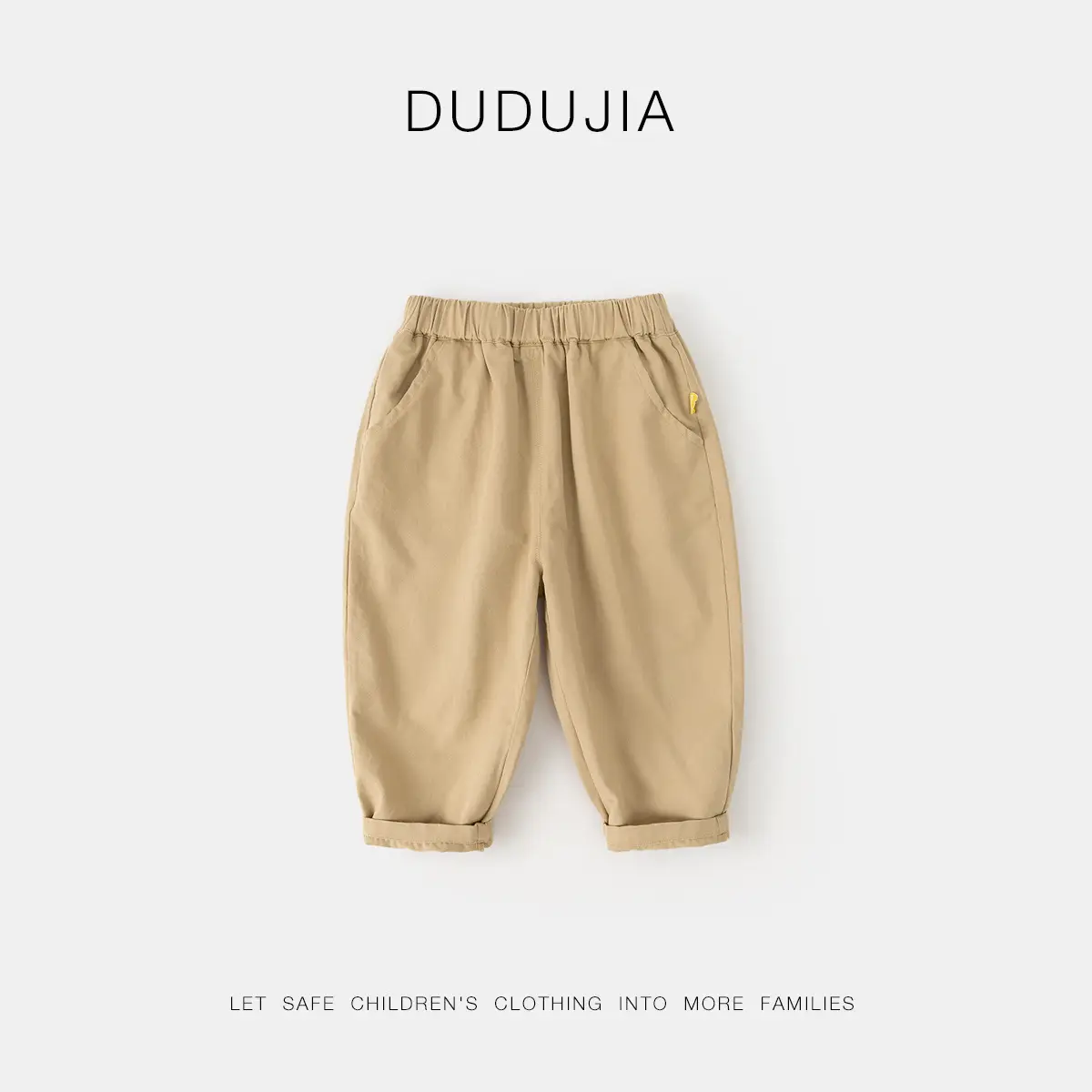 Dudu's Beige Spring Boys T-Shirt Jeans Set - Image 5