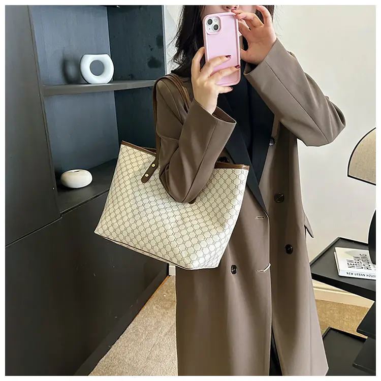 Retro Work Shoulder Bag Women 2024 Spring New — feature 13