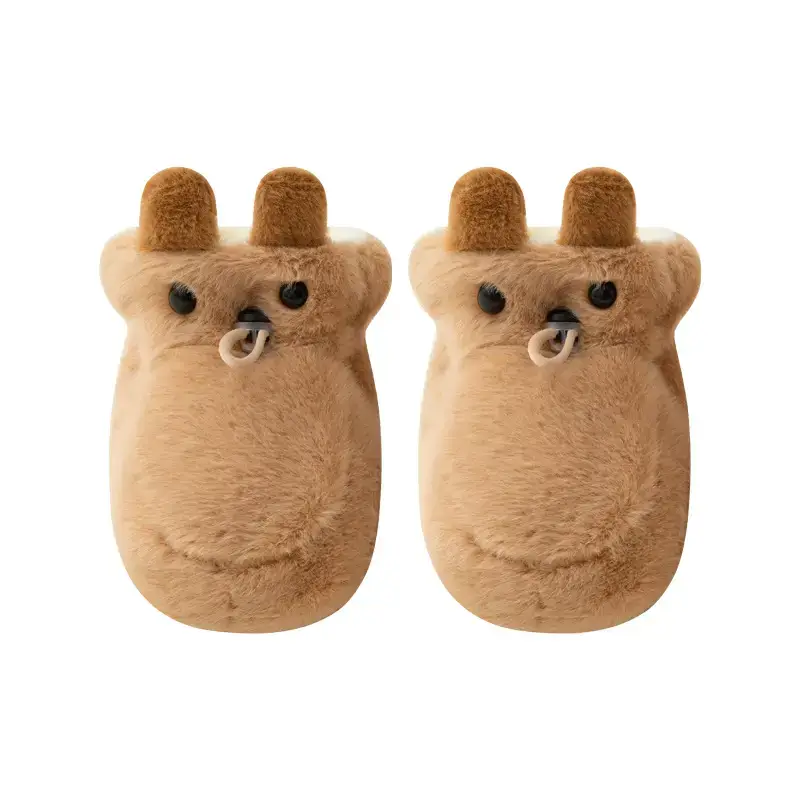 Neonatal Fur Baby Shoes for Six Months Soft Sole