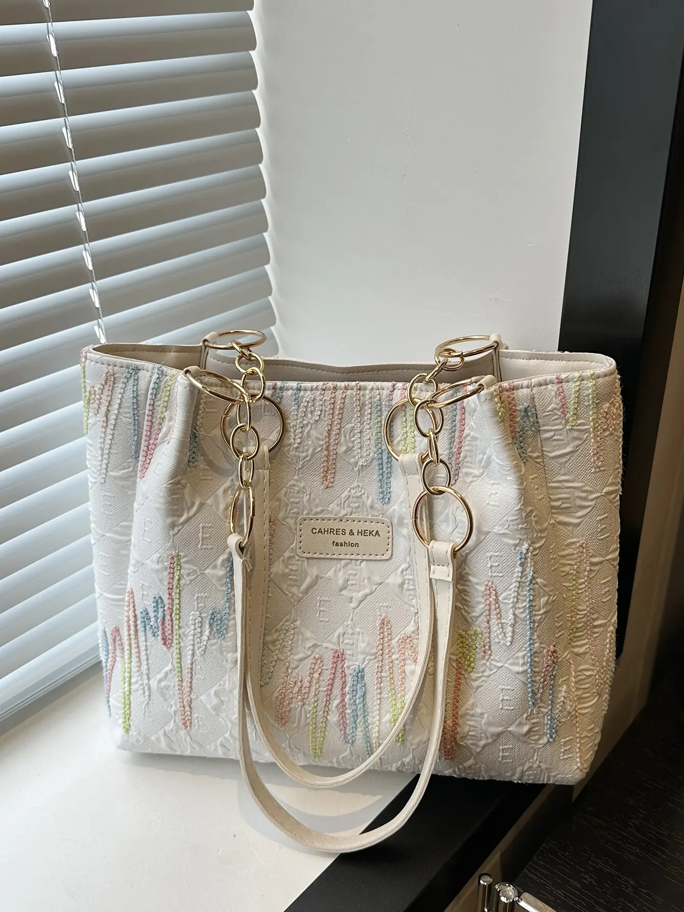 2024 Canvas Shoulder Bag for Women Summer Casual Large Capacity