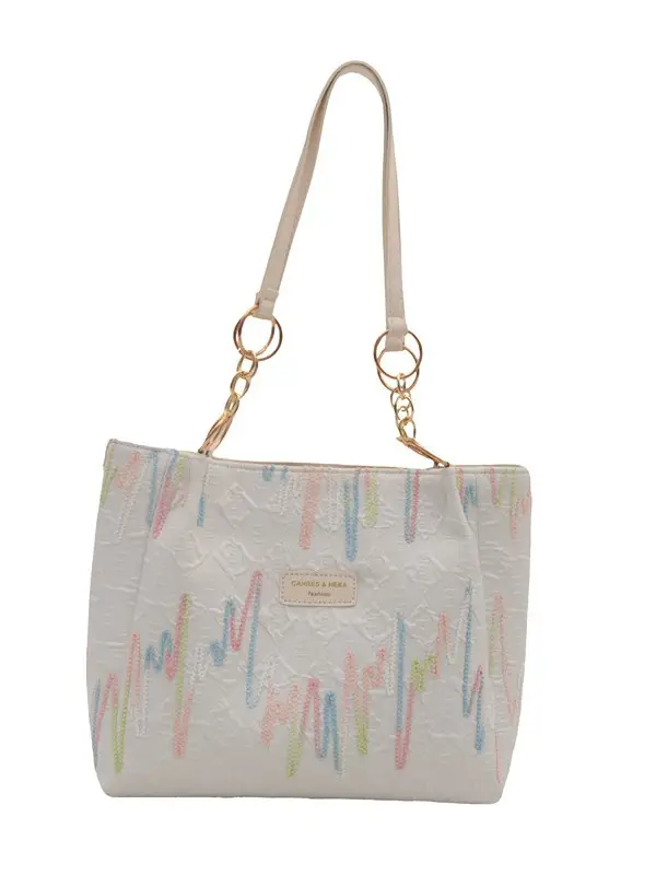 2024 Canvas Shoulder Bag for Women Summer Casual Large Capacity