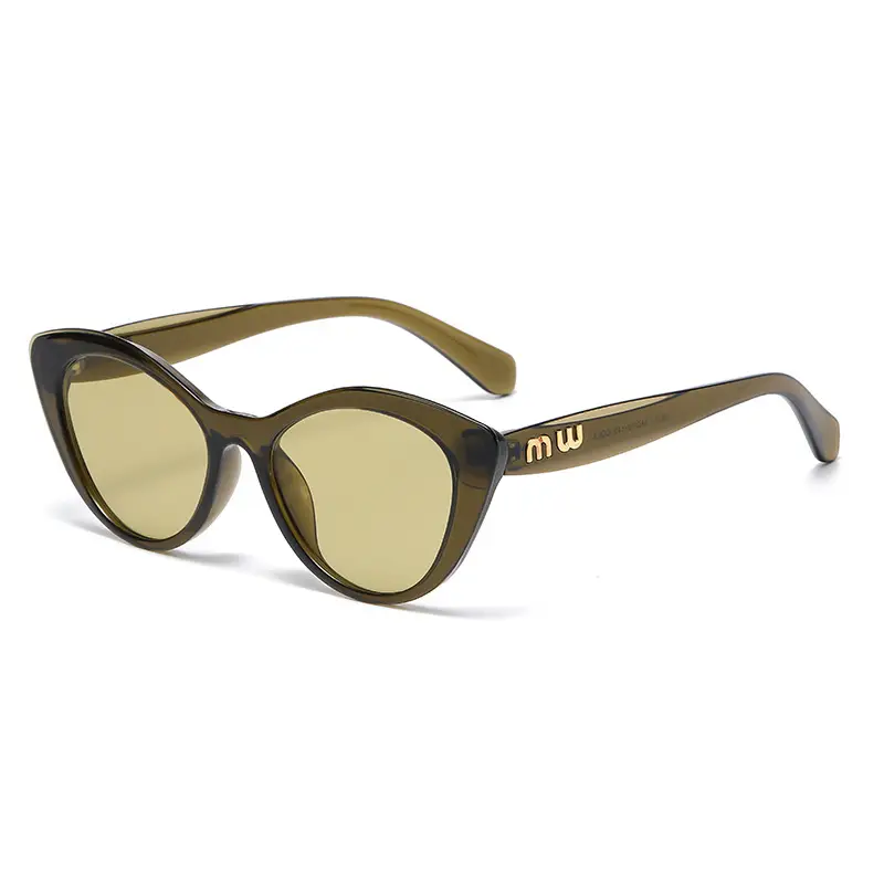 Retro Cat's Eye Anti-UV Sunglasses Large Frame - Image 13