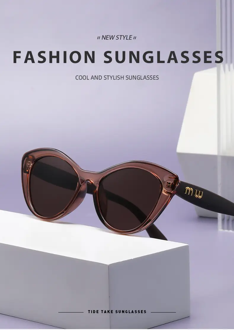 Retro Cat's Eye Anti-UV Sunglasses Large Frame β feature 1