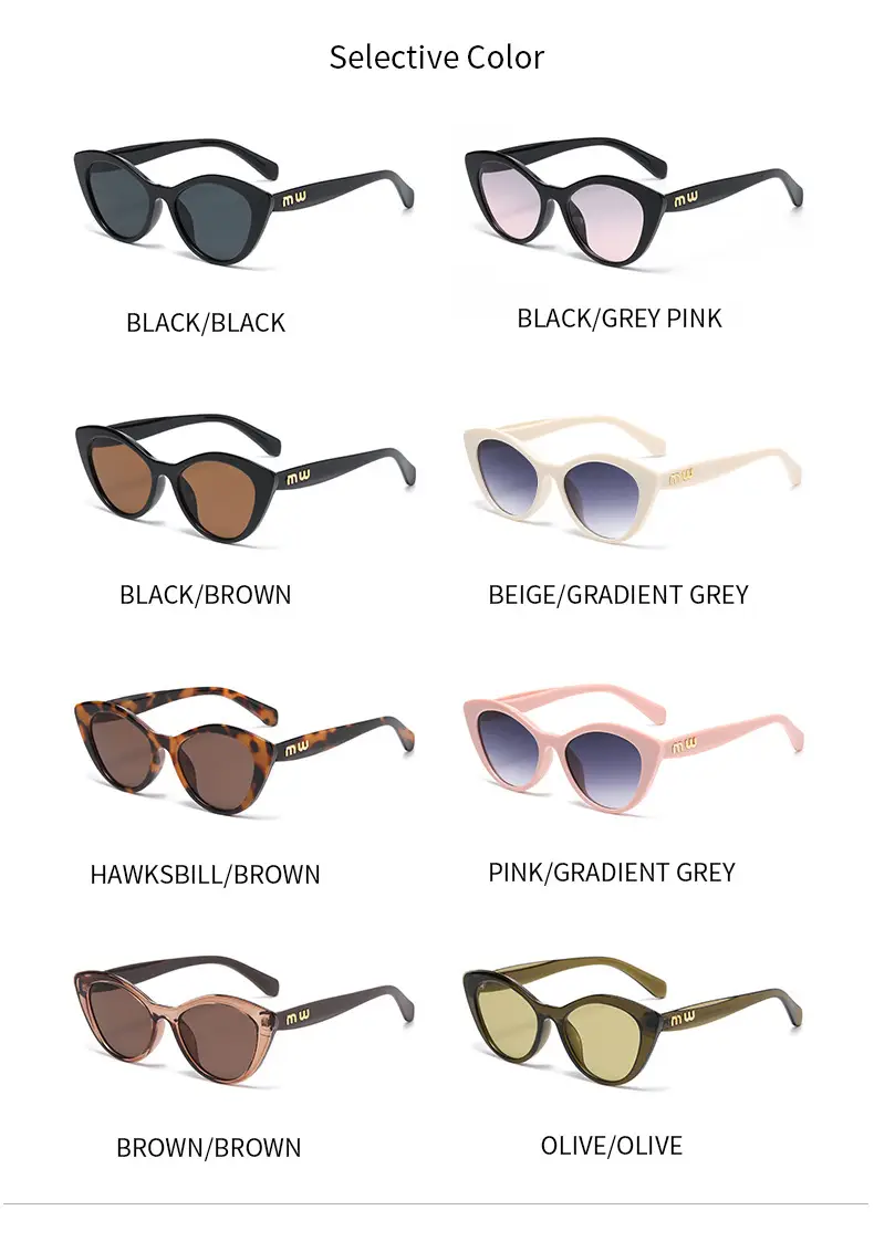 Retro Cat's Eye Anti-UV Sunglasses Large Frame β feature 10