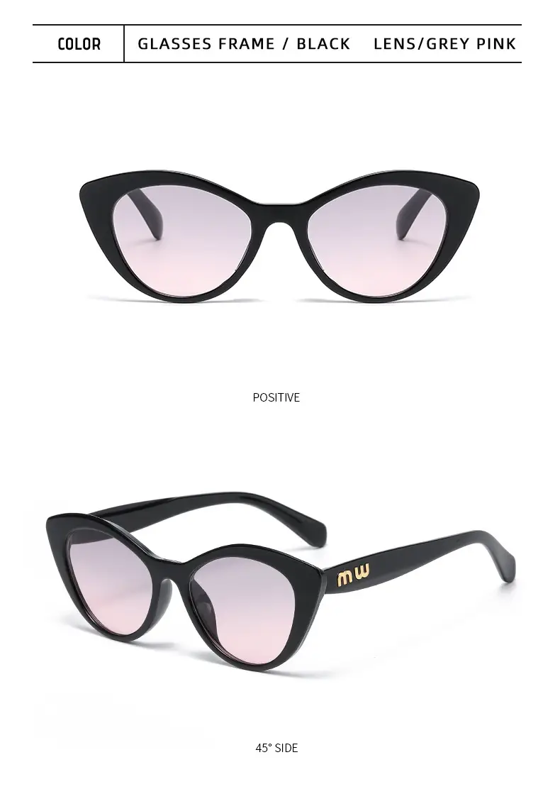 Retro Cat's Eye Anti-UV Sunglasses Large Frame β feature 12