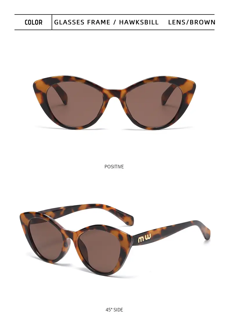 Retro Cat's Eye Anti-UV Sunglasses Large Frame β feature 15