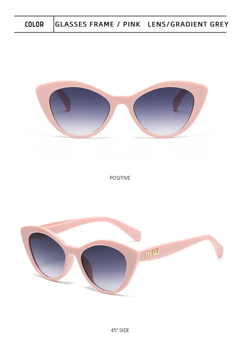 Retro Cat's Eye Anti-UV Sunglasses Large Frame β feature 16