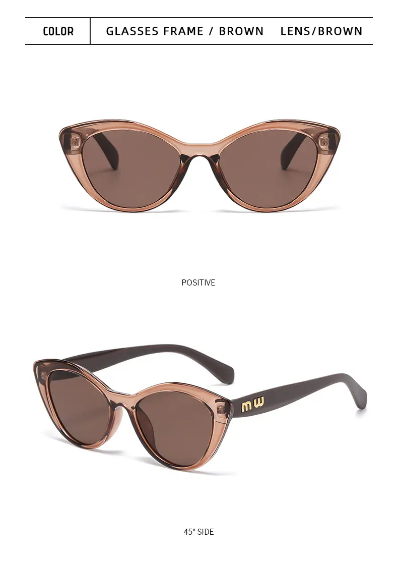 Retro Cat's Eye Anti-UV Sunglasses Large Frame β feature 17