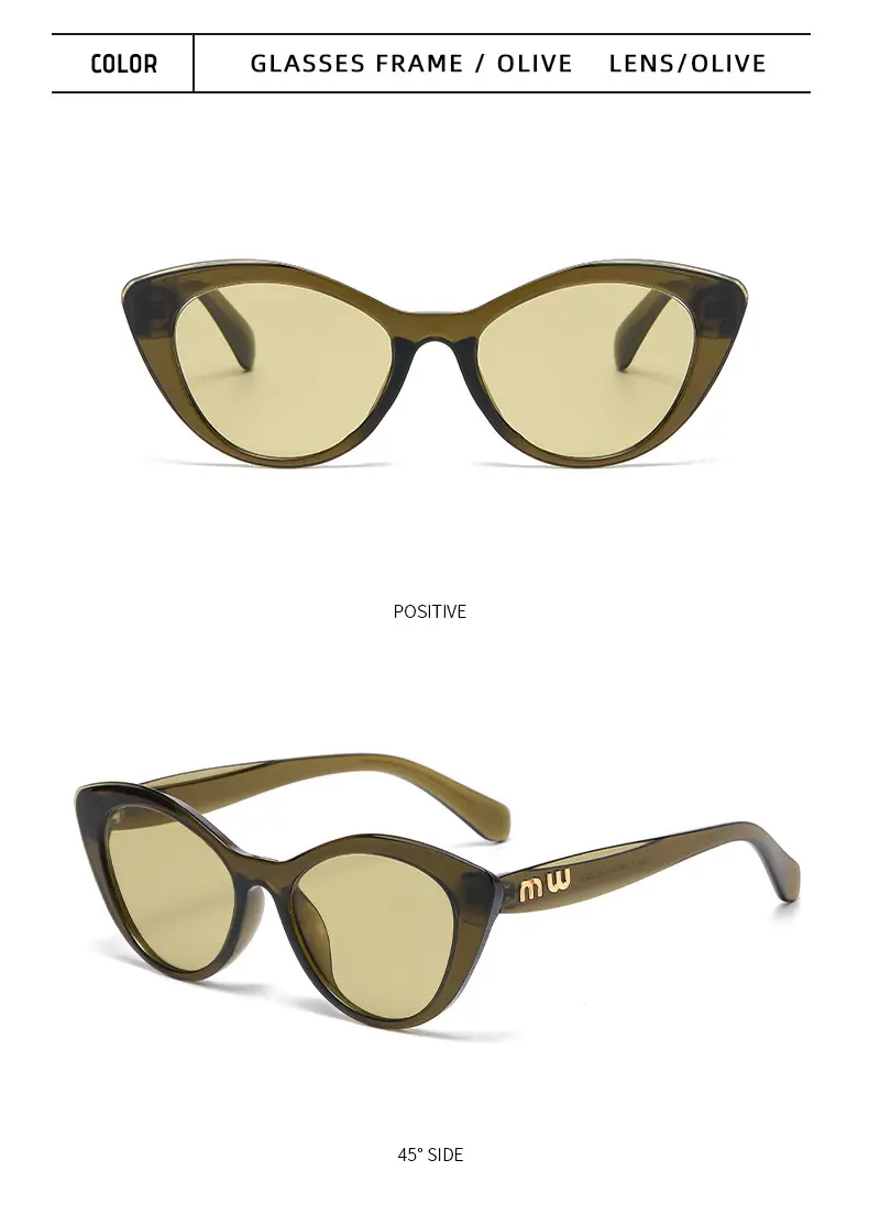 Retro Cat's Eye Anti-UV Sunglasses Large Frame β feature 18