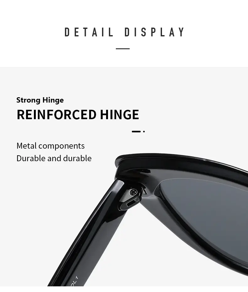 Retro Cat's Eye Anti-UV Sunglasses Large Frame β feature 6