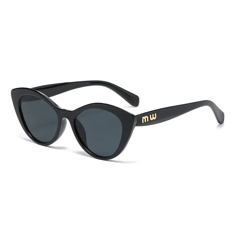 Retro Cat's Eye Anti-UV Sunglasses Large Frame