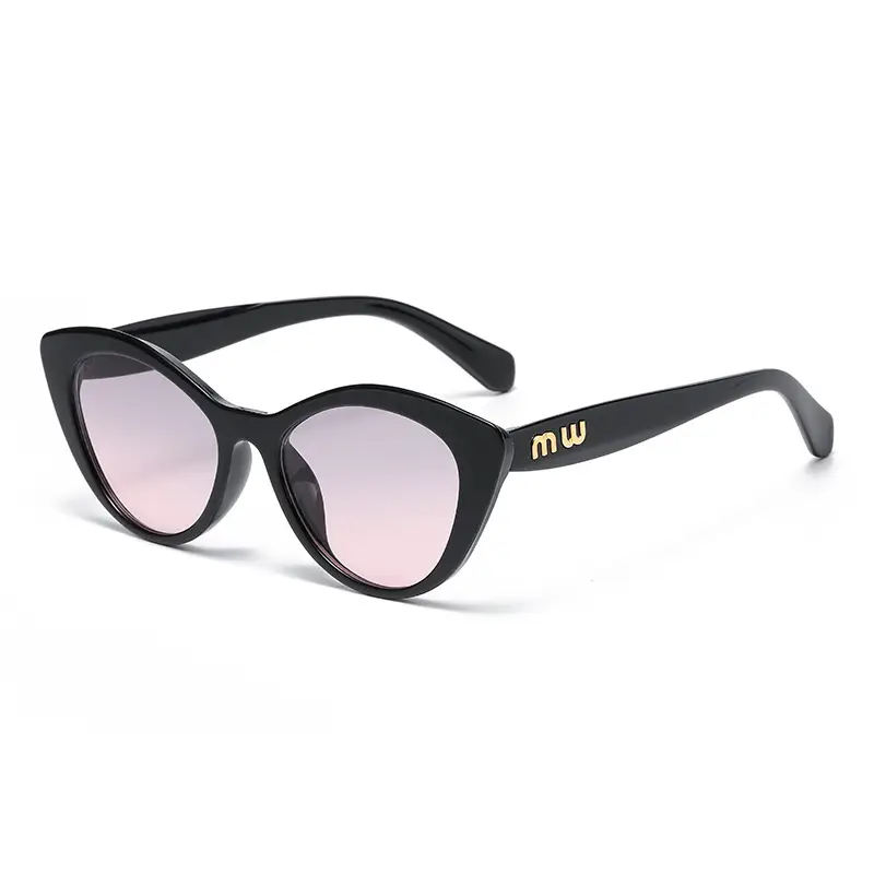 Retro Cat's Eye Anti-UV Sunglasses Large Frame - Image 2
