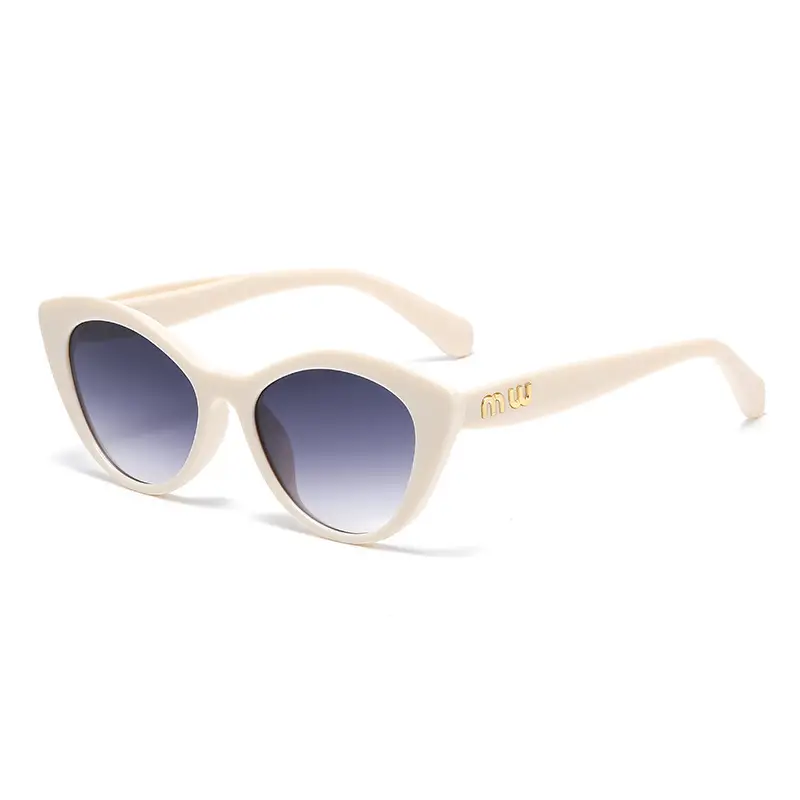 Retro Cat's Eye Anti-UV Sunglasses Large Frame - Image 4