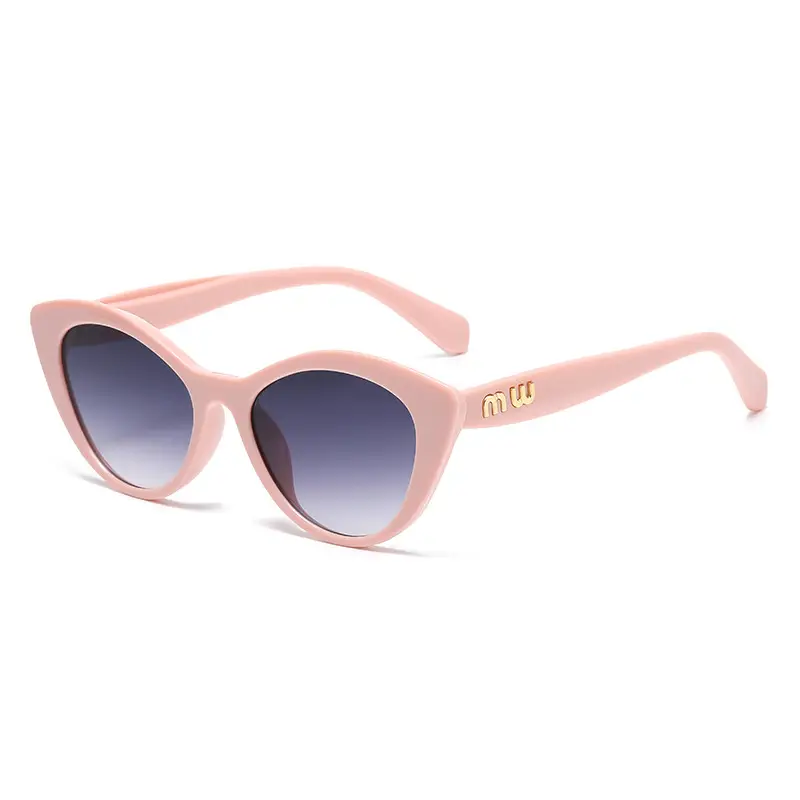 Retro Cat's Eye Anti-UV Sunglasses Large Frame - Image 6