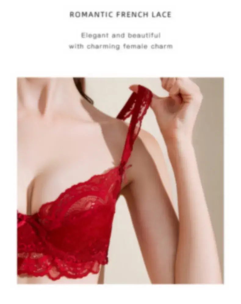 Black Lace Ultra-Thin Intimates with Big Breasts — feature 6