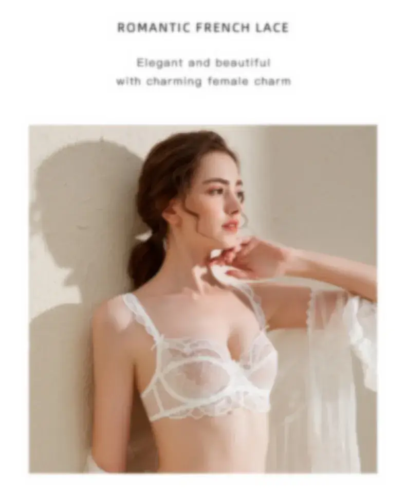 Black Lace Ultra-Thin Intimates with Big Breasts — feature 7