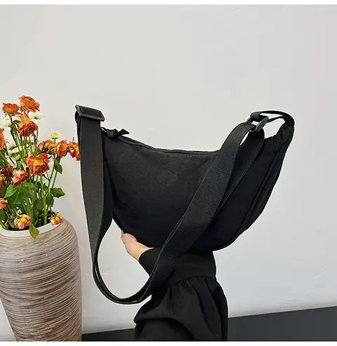 Women's Orange Crossbody Bag Nylon Shoulder Bag — feature 37
