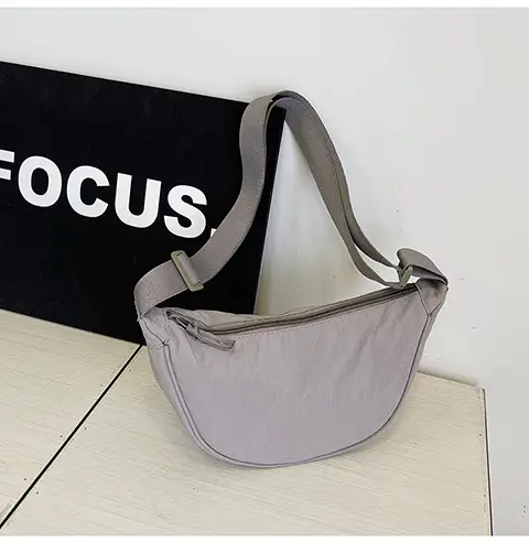 Women's Orange Crossbody Bag Nylon Shoulder Bag — feature 41